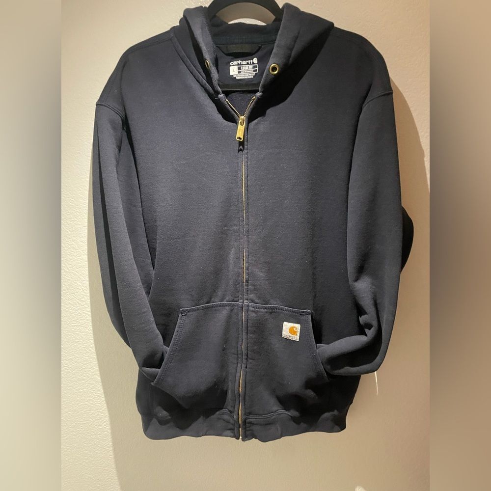 Carhartt XL loose fit jacket full zip Size L